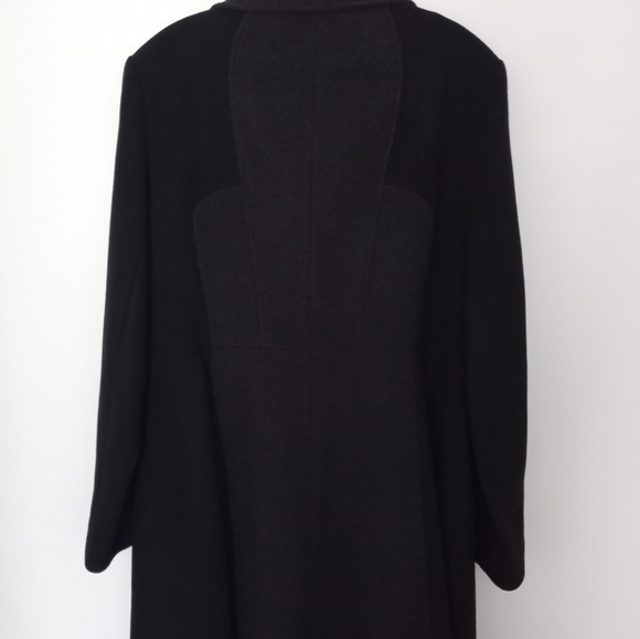 NWOT Pea Coat Style W/Flare Preston and York 100% Wool Coat - Picture 4 of 10